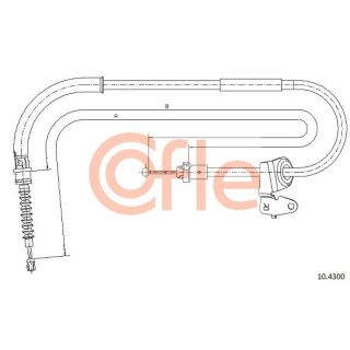 Trosas, stovėjimo stabdys COFLE 92.10.4300
