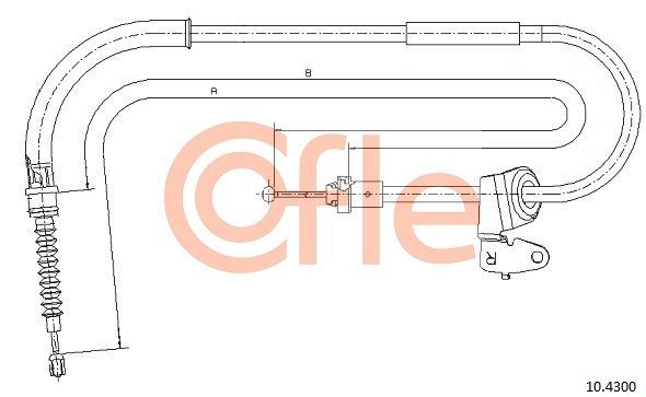 Trosas, stovėjimo stabdys COFLE 92.10.4300