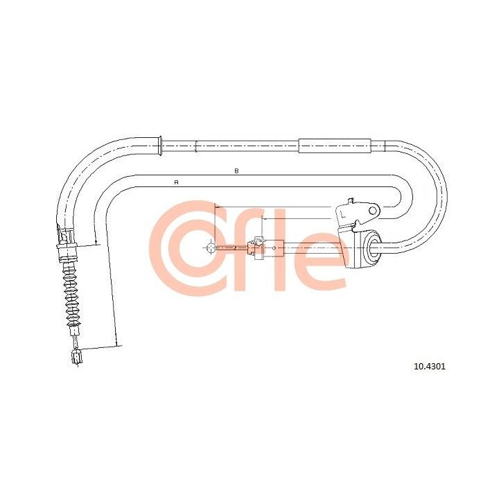 Trosas, stovėjimo stabdys COFLE 92.10.4301