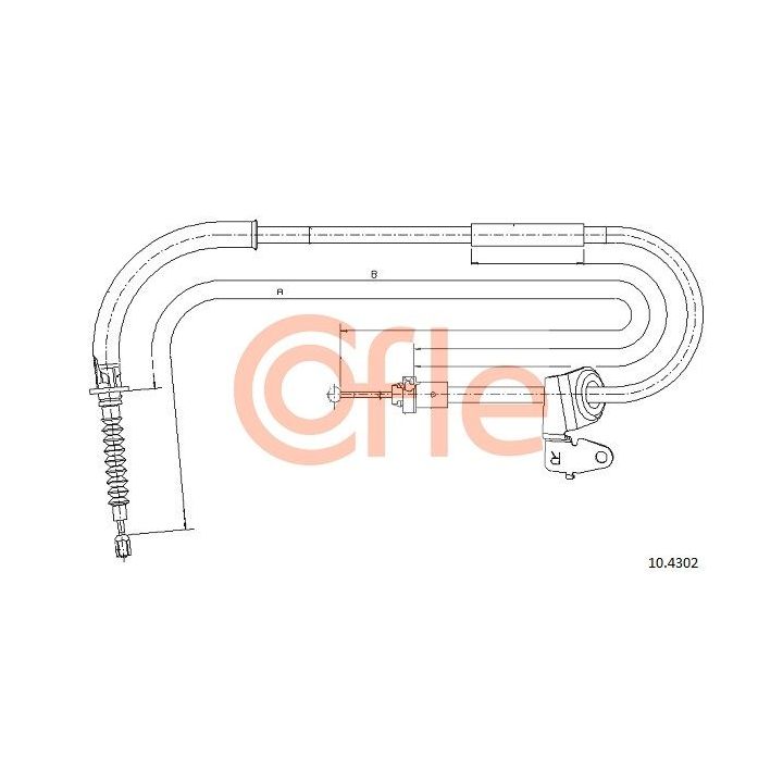 Trosas, stovėjimo stabdys COFLE 92.10.4302