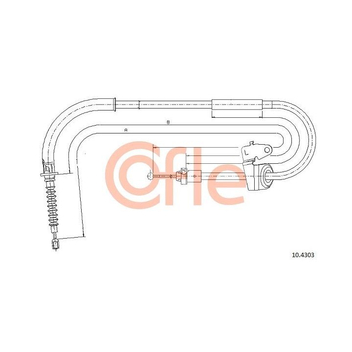 Trosas, stovėjimo stabdys COFLE 92.10.4303