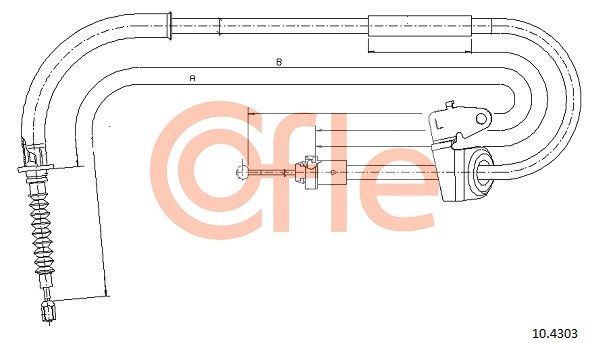 Trosas, stovėjimo stabdys COFLE 92.10.4303