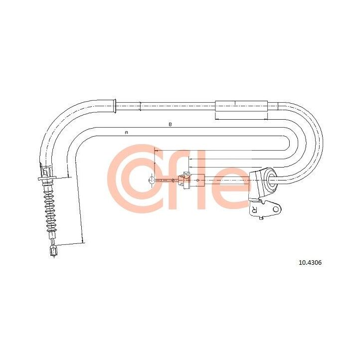 Trosas, stovėjimo stabdys COFLE 92.10.4306