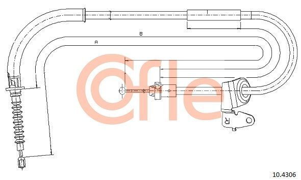 Trosas, stovėjimo stabdys COFLE 92.10.4306