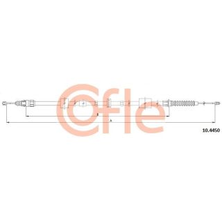 Trosas, stovėjimo stabdys COFLE 92.10.4450