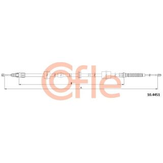 Trosas, stovėjimo stabdys COFLE 92.10.4451