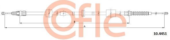 Trosas, stovėjimo stabdys COFLE 92.10.4451