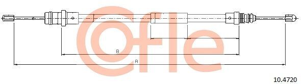 Trosas, stovėjimo stabdys COFLE 92.10.4720