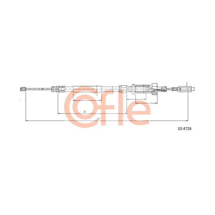 Trosas, stovėjimo stabdys COFLE 92.10.4726