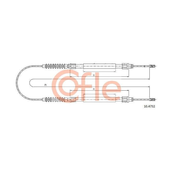 Trosas, stovėjimo stabdys COFLE 92.10.4732