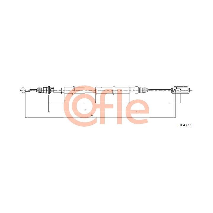 Trosas, stovėjimo stabdys COFLE 92.10.4733
