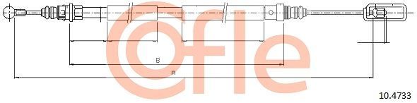 Trosas, stovėjimo stabdys COFLE 92.10.4733