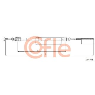 Trosas, stovėjimo stabdys COFLE 92.10.4735