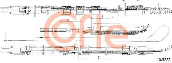 Trosas, stovėjimo stabdys COFLE 92.10.5222