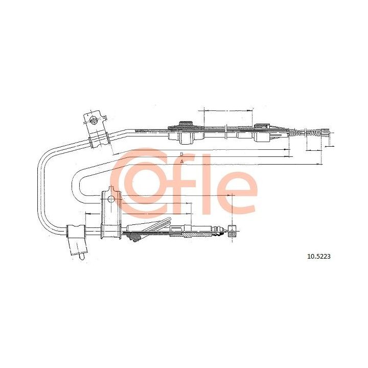 Trosas, stovėjimo stabdys COFLE 92.10.5223