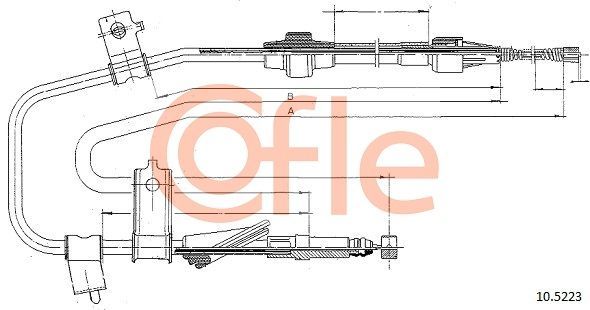 Trosas, stovėjimo stabdys COFLE 92.10.5223