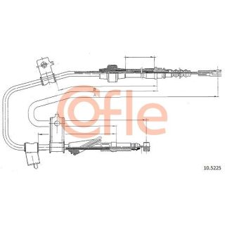 Trosas, stovėjimo stabdys COFLE 92.10.5225