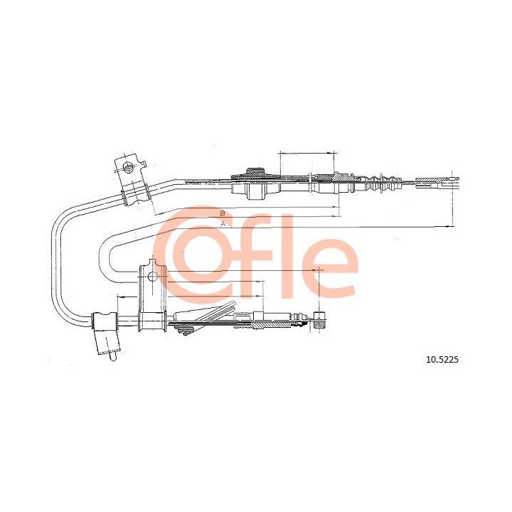 Trosas, stovėjimo stabdys COFLE 92.10.5225