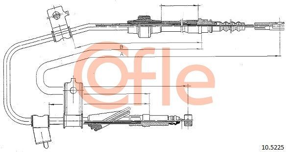 Trosas, stovėjimo stabdys COFLE 92.10.5225
