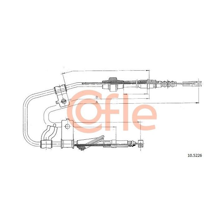 Trosas, stovėjimo stabdys COFLE 92.10.5226