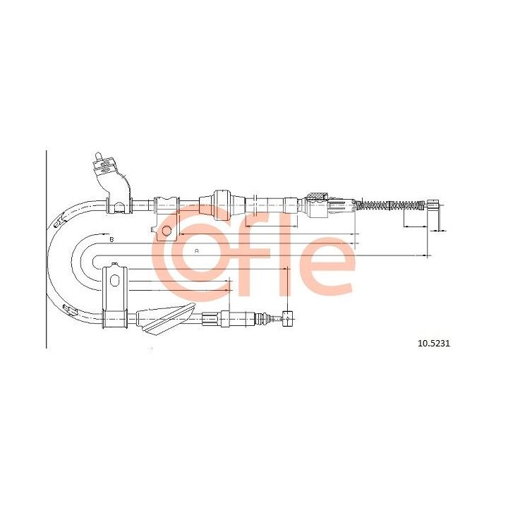Trosas, stovėjimo stabdys COFLE 92.10.5231