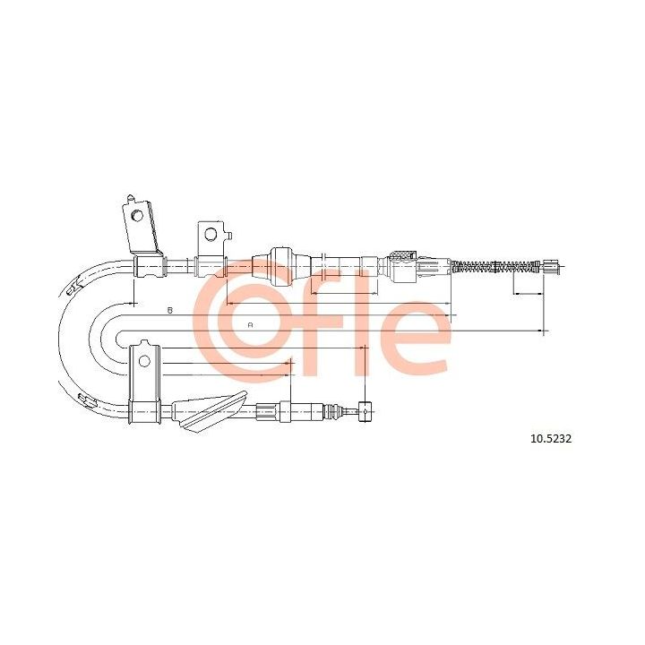 Trosas, stovėjimo stabdys COFLE 92.10.5232