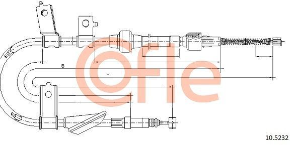 Trosas, stovėjimo stabdys COFLE 92.10.5232