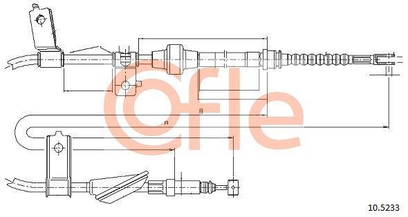 Trosas, stovėjimo stabdys COFLE 92.10.5233