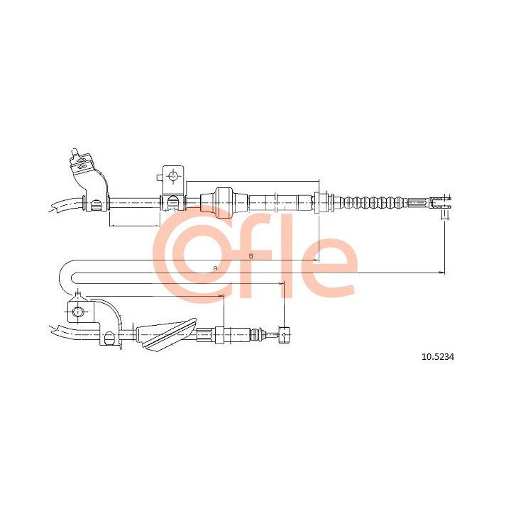 Trosas, stovėjimo stabdys COFLE 92.10.5234