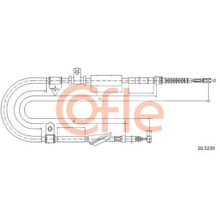 Trosas, stovėjimo stabdys COFLE 92.10.5239