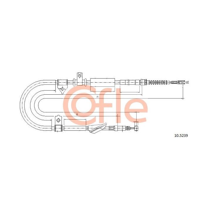 Trosas, stovėjimo stabdys COFLE 92.10.5239