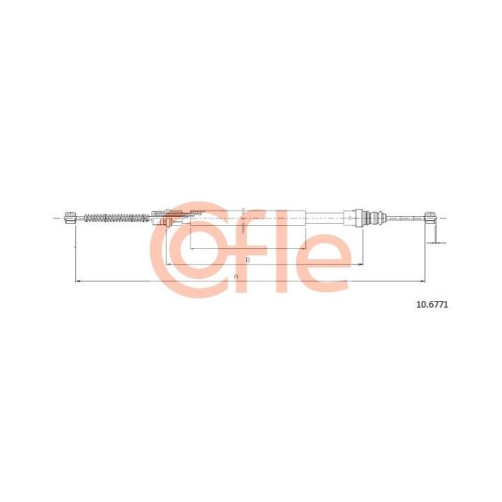 Trosas, stovėjimo stabdys COFLE 92.10.6771