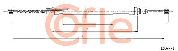 Trosas, stovėjimo stabdys COFLE 92.10.6771