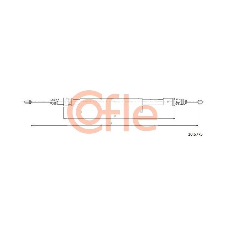Trosas, stovėjimo stabdys COFLE 92.10.6775