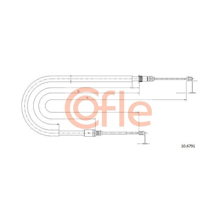 Trosas, stovėjimo stabdys COFLE 92.10.6791