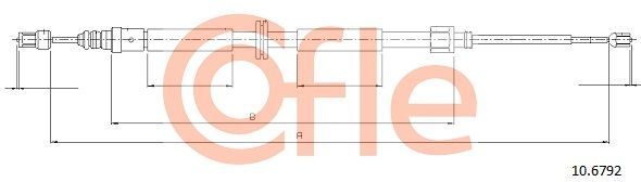 Trosas, stovėjimo stabdys COFLE 92.10.6792