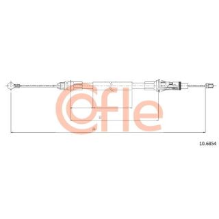 Trosas, stovėjimo stabdys COFLE 92.10.6854