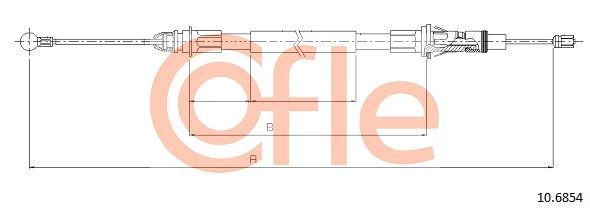 Trosas, stovėjimo stabdys COFLE 92.10.6854