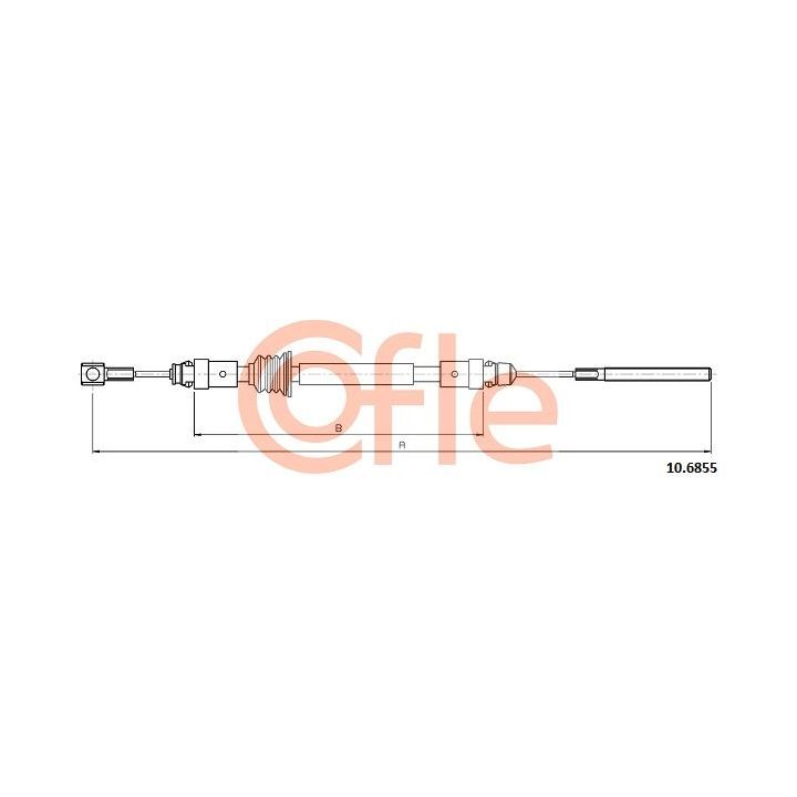 Trosas, stovėjimo stabdys COFLE 92.10.6855