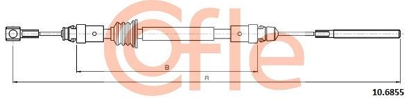 Trosas, stovėjimo stabdys COFLE 92.10.6855