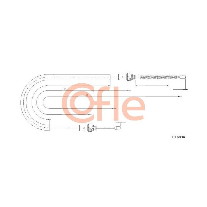 Trosas, stovėjimo stabdys COFLE 92.10.6894