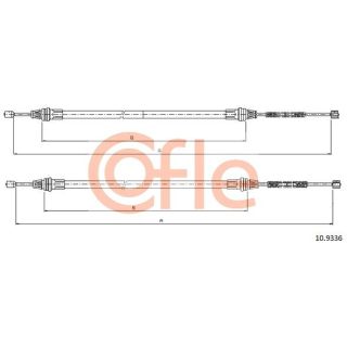 Trosas, stovėjimo stabdys COFLE 92.10.9336