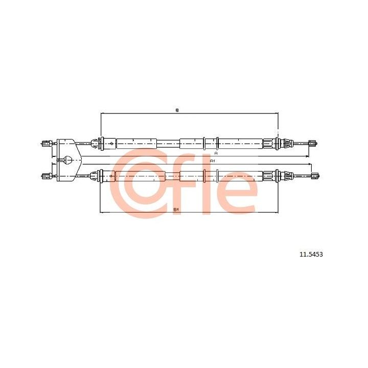 Trosas, stovėjimo stabdys COFLE 92.11.5453