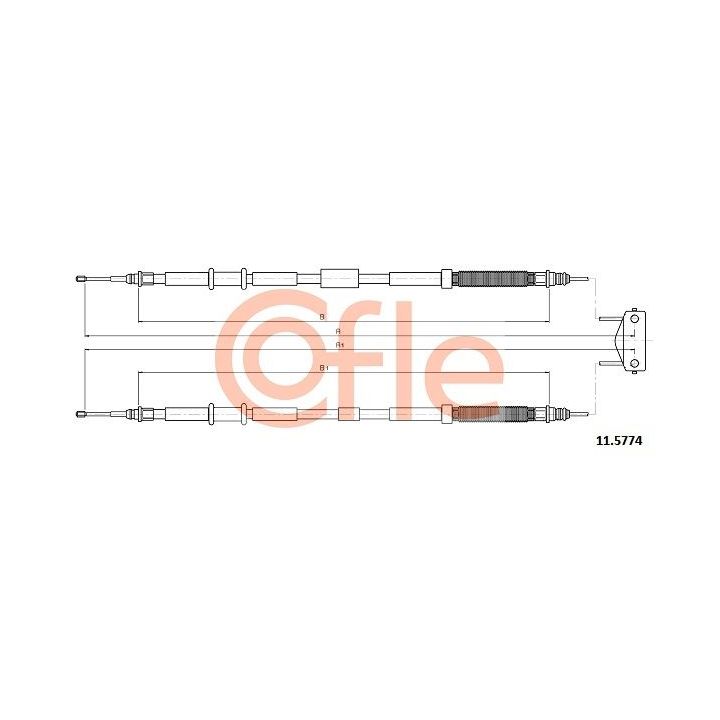 Trosas, stovėjimo stabdys COFLE 92.11.5774