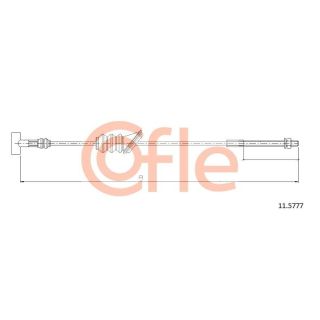 Trosas, stovėjimo stabdys COFLE 92.11.5777