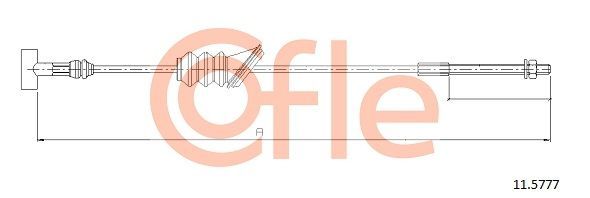 Trosas, stovėjimo stabdys COFLE 92.11.5777