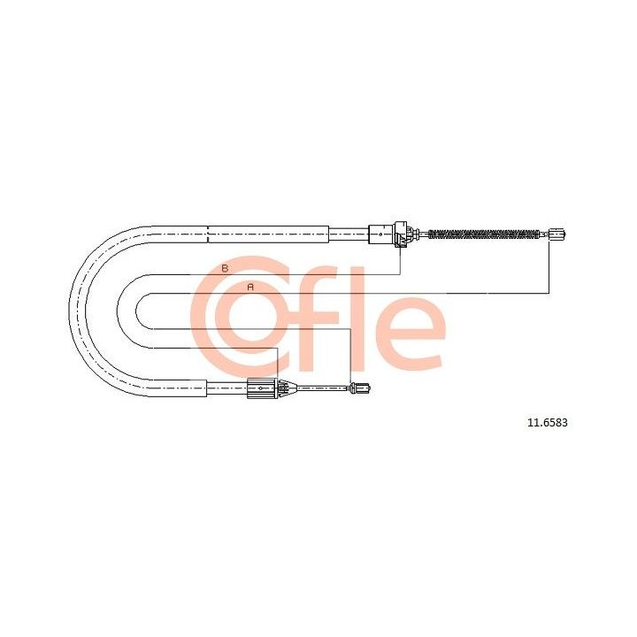 Trosas, stovėjimo stabdys COFLE 92.11.6583