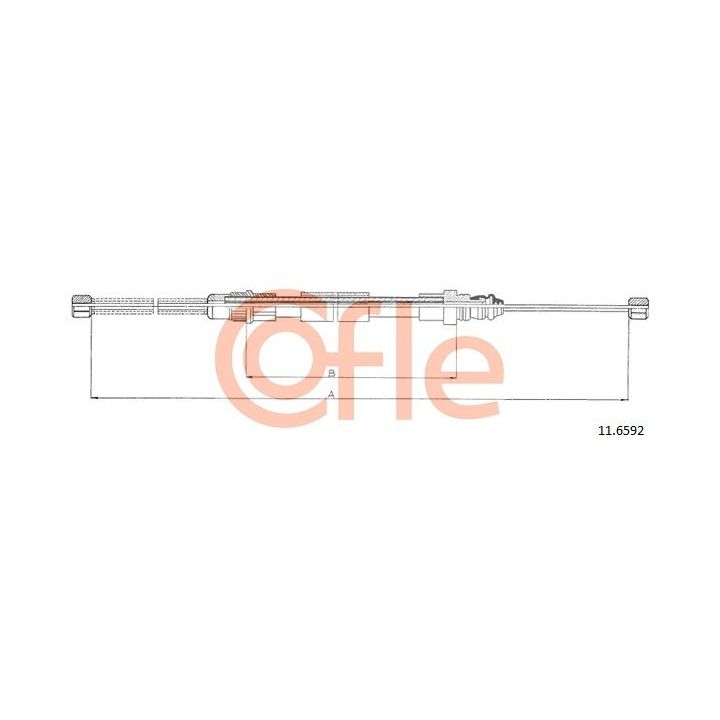 Trosas, stovėjimo stabdys COFLE 92.11.6592