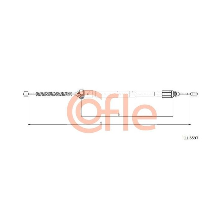 Trosas, stovėjimo stabdys COFLE 92.11.6597