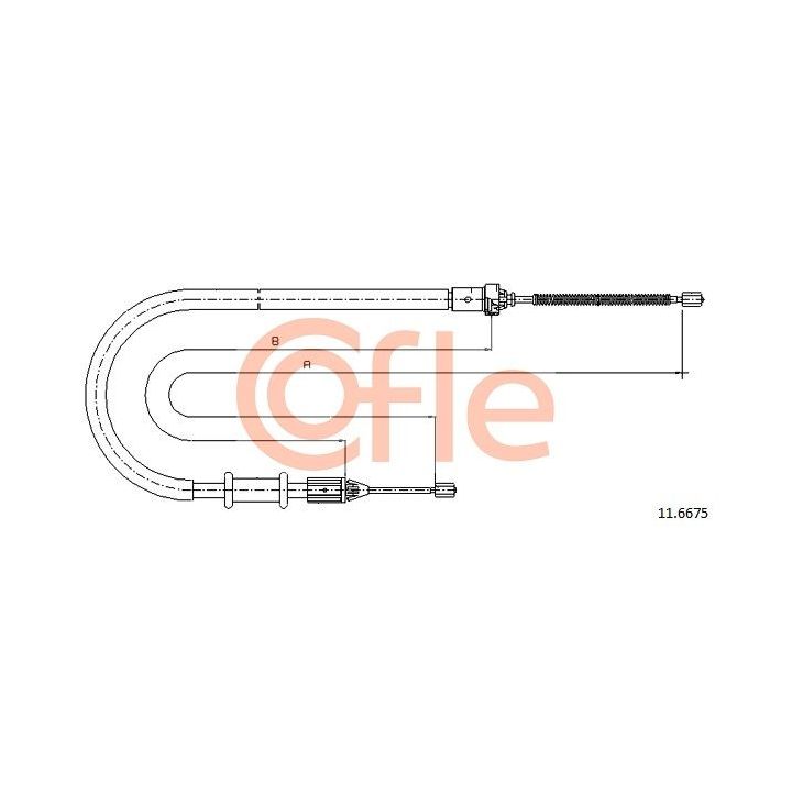 Trosas, stovėjimo stabdys COFLE 92.11.6675